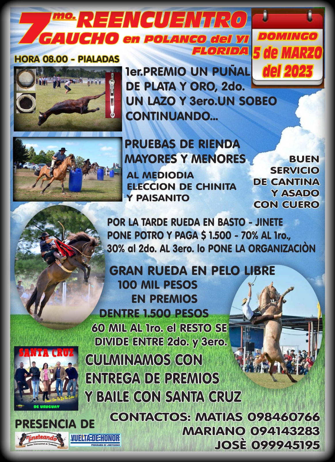 7° Encuentro Gaucho en Polanco del Yí IDF